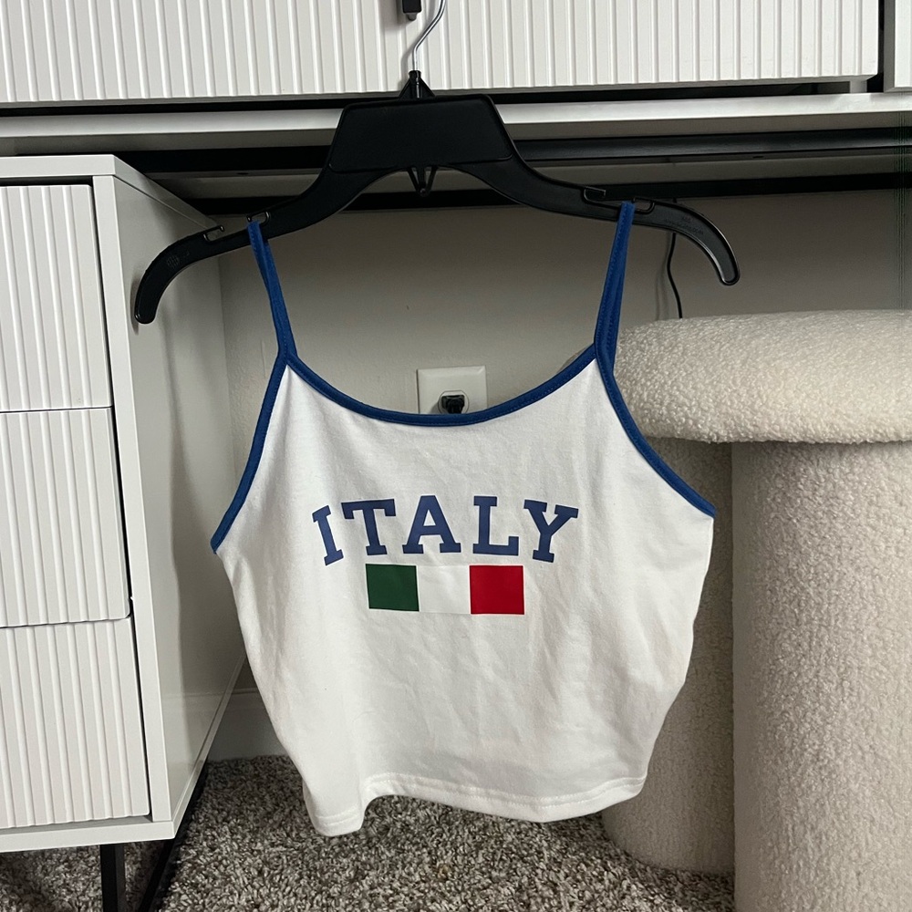 ITALY CROP TANK🇮🇹